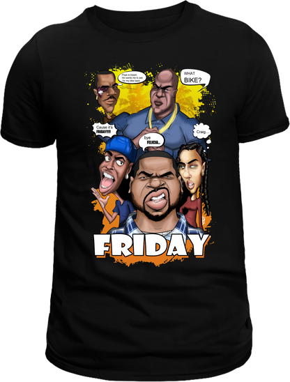 Legends of Comedy T-Shirt – Redd Foxx, Bernie Mac, Martin Lawrence & Friday Cast | Retro Comedians Tee