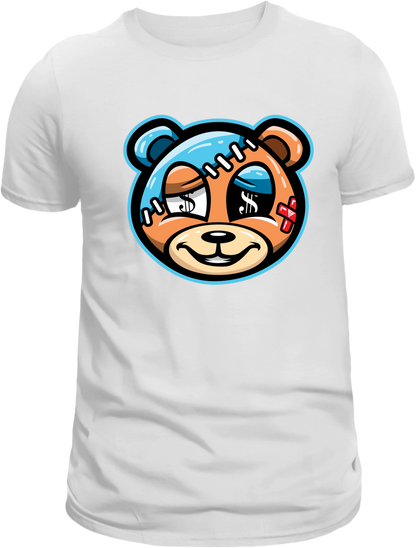 Money Bear T-Shirt – Bold Bear Head Graphic Tee with Dollar Sign Eyes | Streetwear Vibe